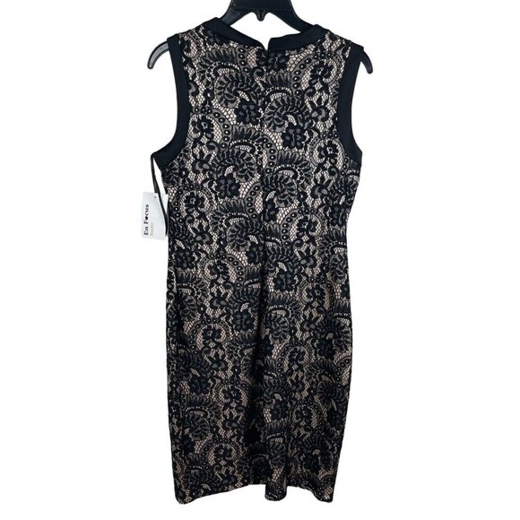 Enfocus Studio Women Sleeveless Lace Bodycon Casual Dress Size 6 - Picture 2 of 7